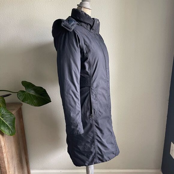 Marmot Chelsea 650 Fill Down Long Jacket in Black - Picture 4 of 11